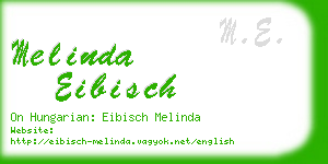 melinda eibisch business card